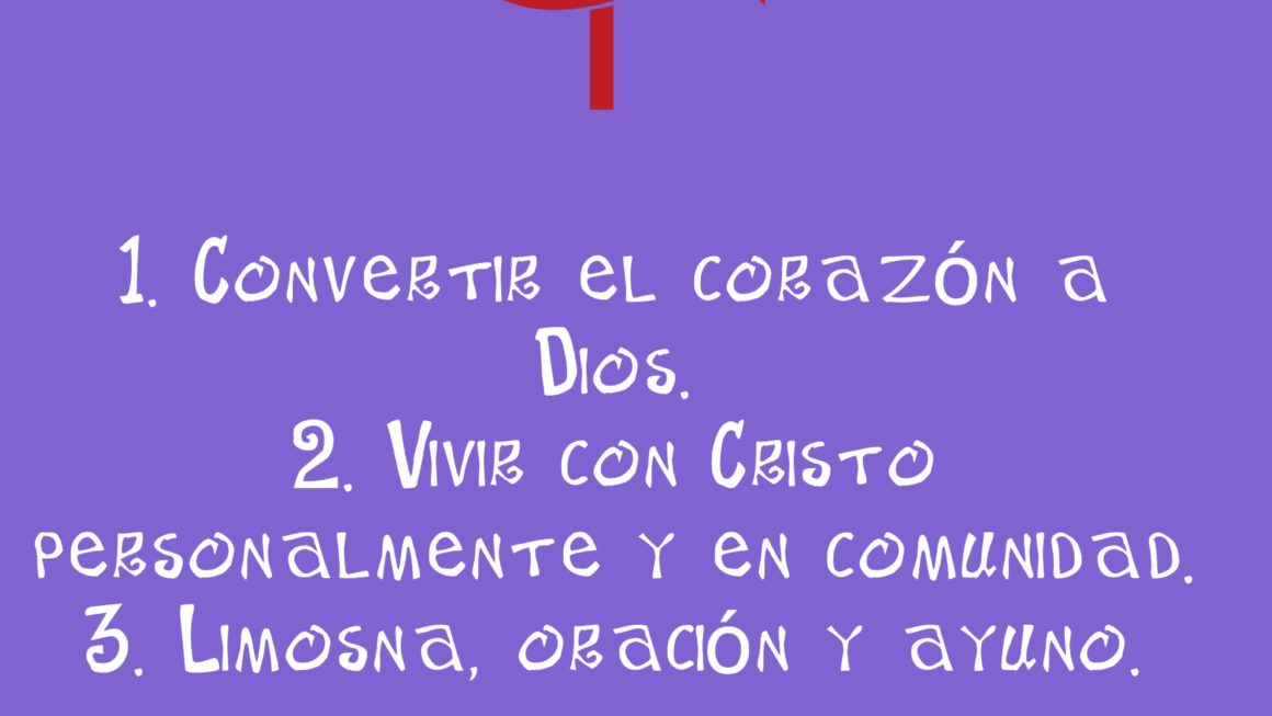 Recursos para iniciar la cuaresma