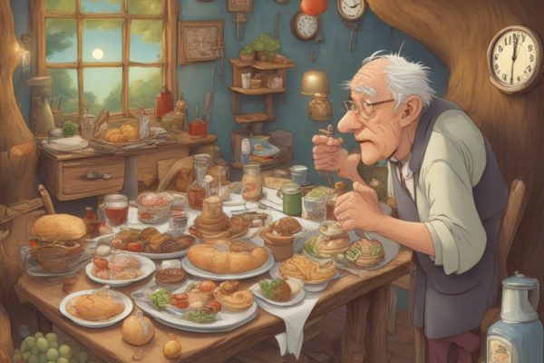 El Abuelo del Árbol y la Cena Temprana