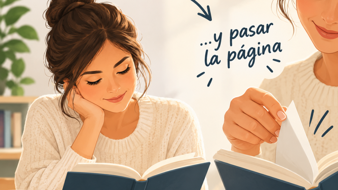 Pasar la página, pero después de leerla